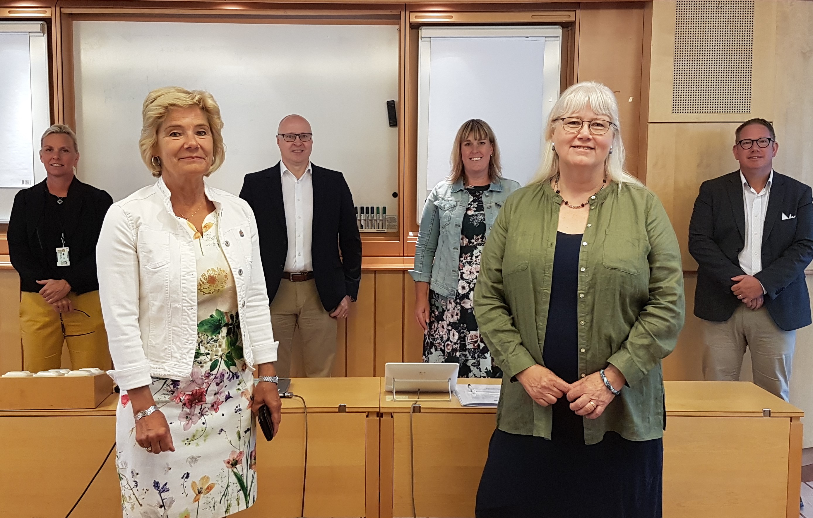 Maria Larsson och Irén Lejegren tillsammans med dagens gäster