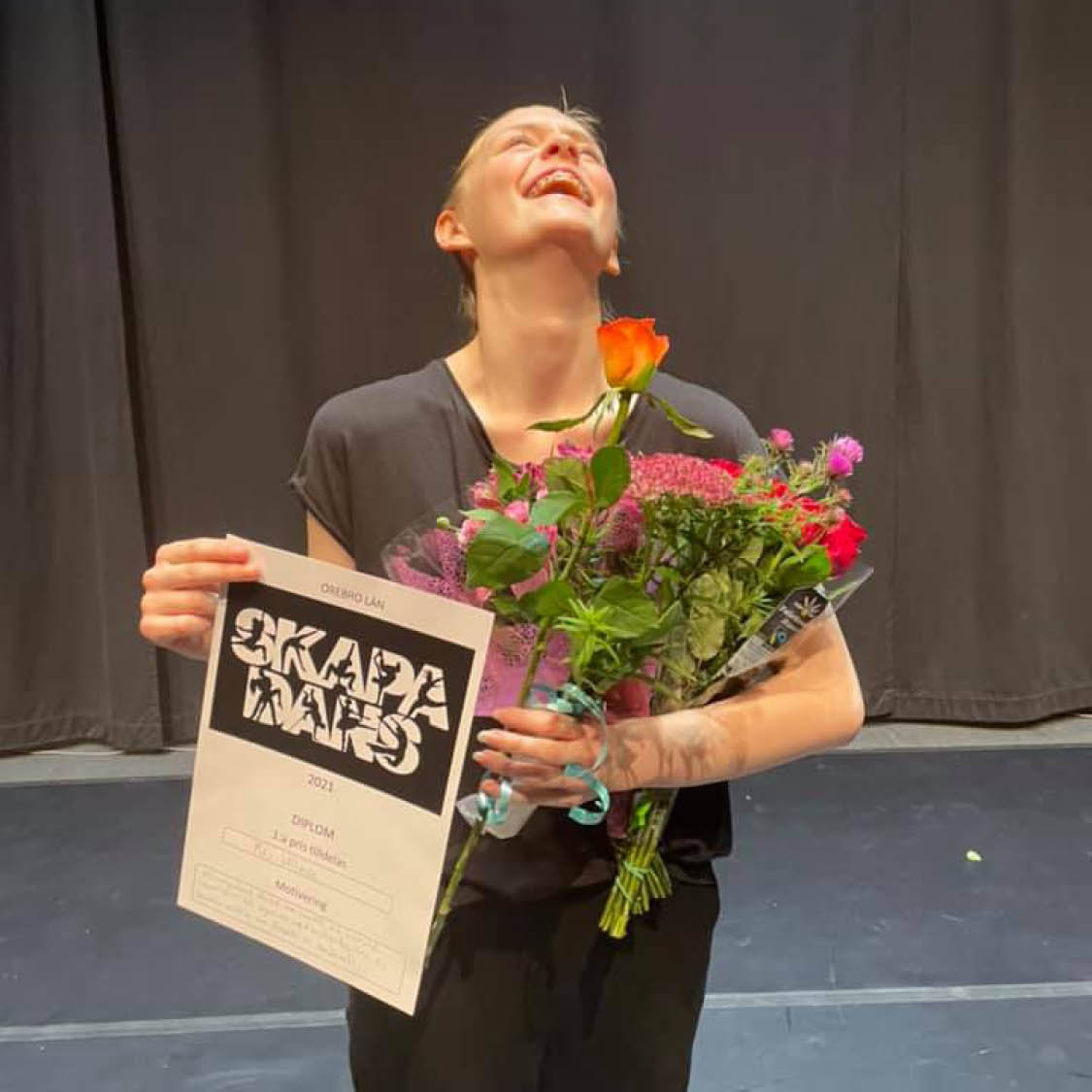 Moira Källmén - vinnare i Skapa dans regiontävling