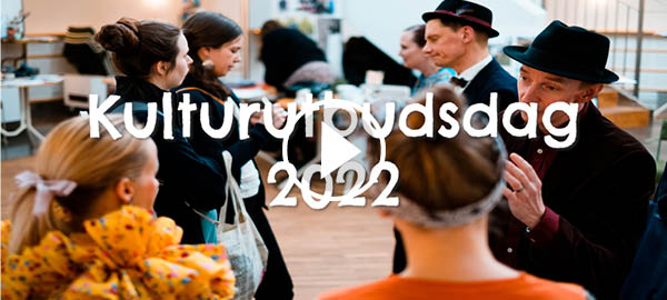 Kulturutbudsdag 2022. Klicka på bilden för att spela upp filmklippet.