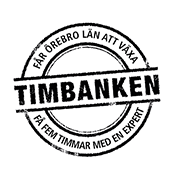 Stämpel med texten Timbanken.