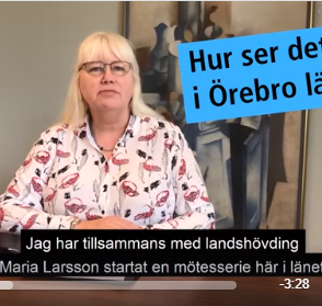 Skärmklipp från film med Irén Lejegren