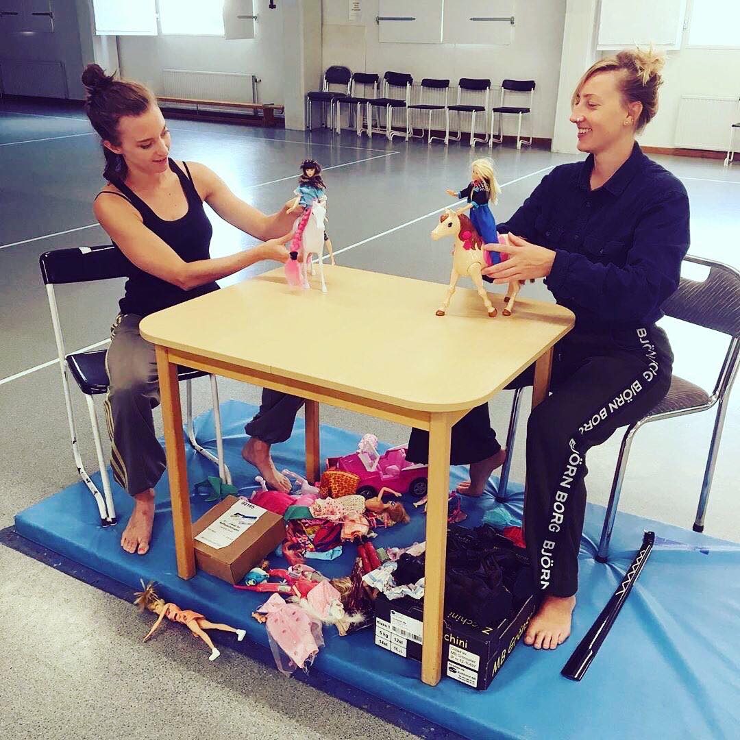 Dansproduktionen Barbie, dansresidens med Ellinor Ljungkvist i Lindesberg