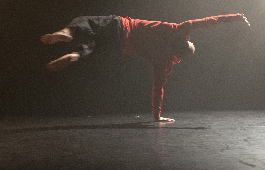 Toby Gunn, dansfestivalen Going solo together. Foto Hans Finckh