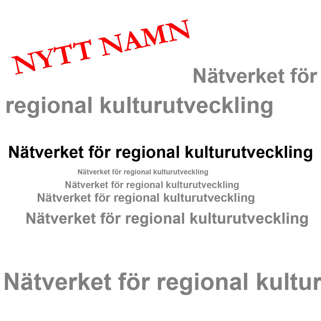 Nytt namn: Nätverket för regional kulturutveckling