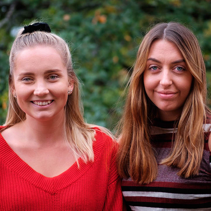 Elin Helgesson och Linda Adolphson